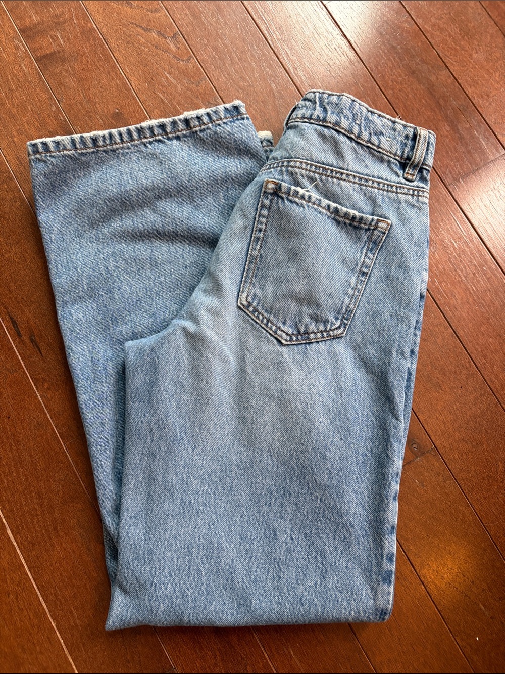 Garage Light Blue Flare Jeans